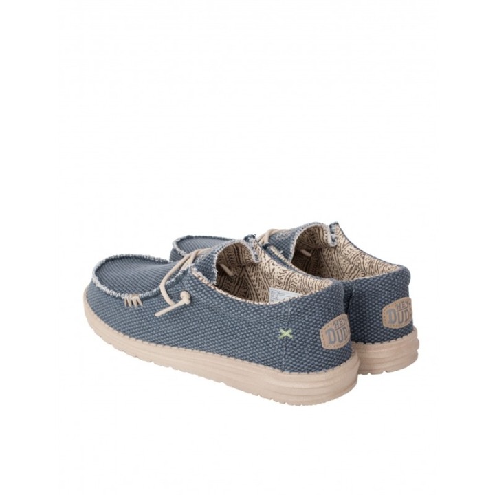 HEY DUDE Mocasines Tela Casual Azules