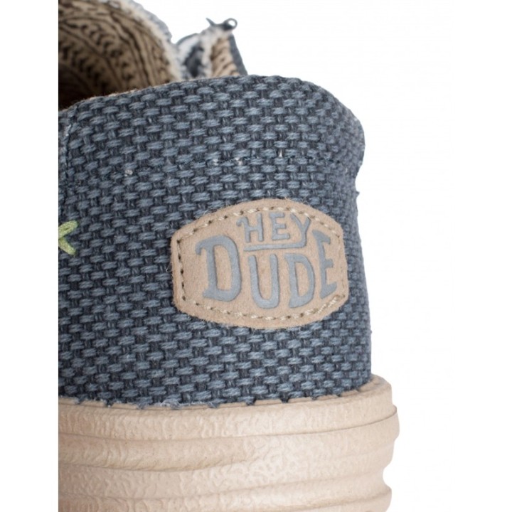 HEY DUDE Mocasines Tela Casual Azules