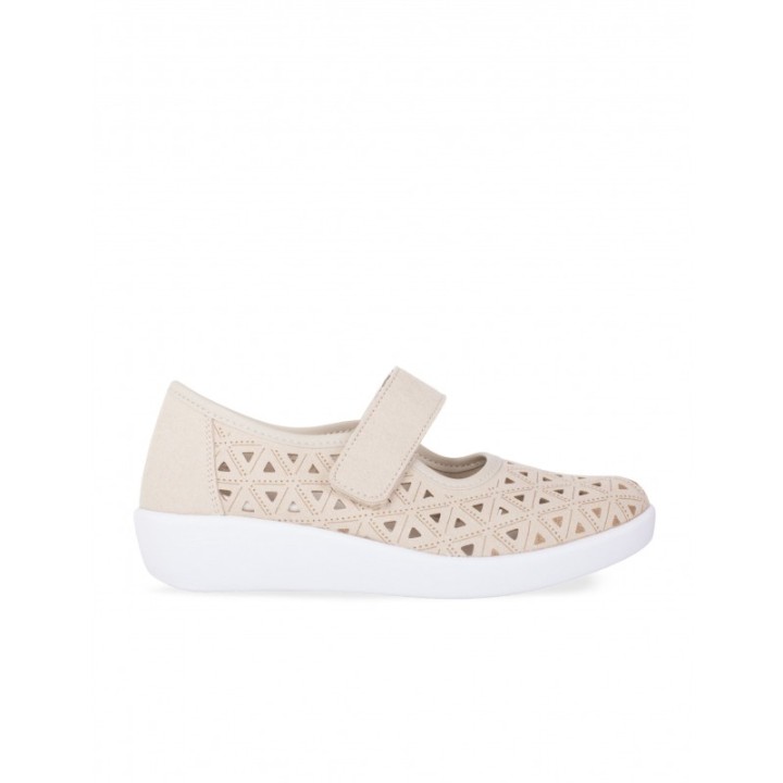 DOCTOR CUTILLAS Bailarinas Deportivas Calados Beige