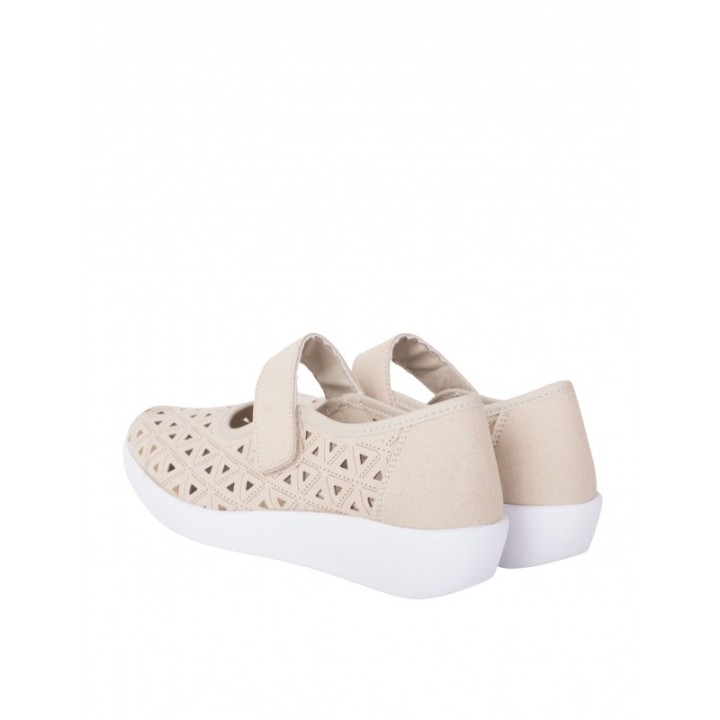 DOCTOR CUTILLAS Bailarinas Deportivas Calados Beige