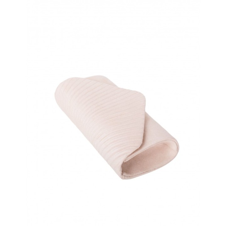 Bolso Fiesta Solapa Fruncida Nude