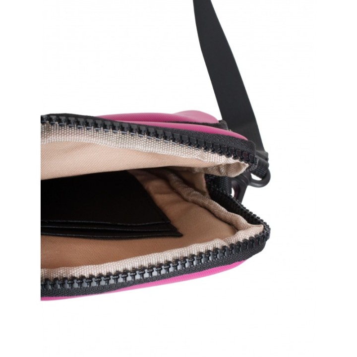 Bolso Porta Movil Nylon Fucsia