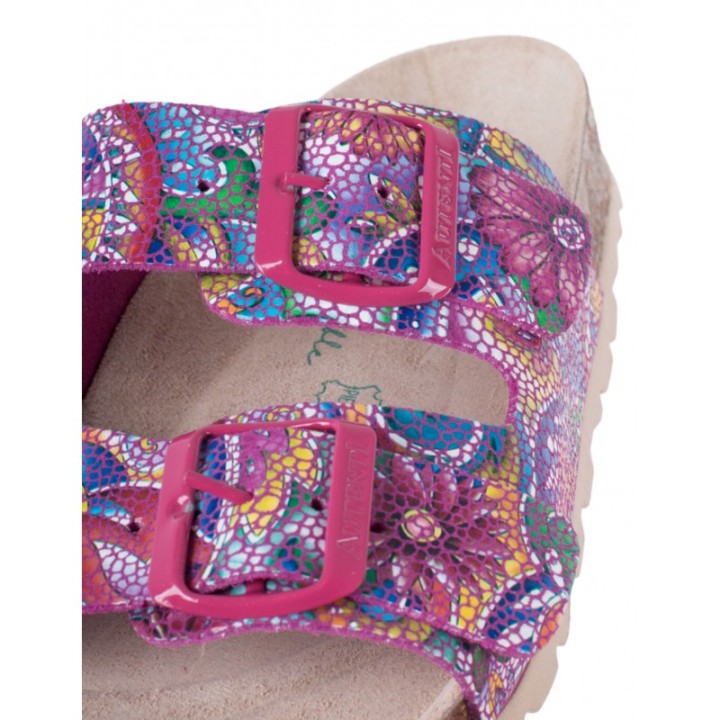 AUTENTI Sandalias Bio Hebillas Estampadas