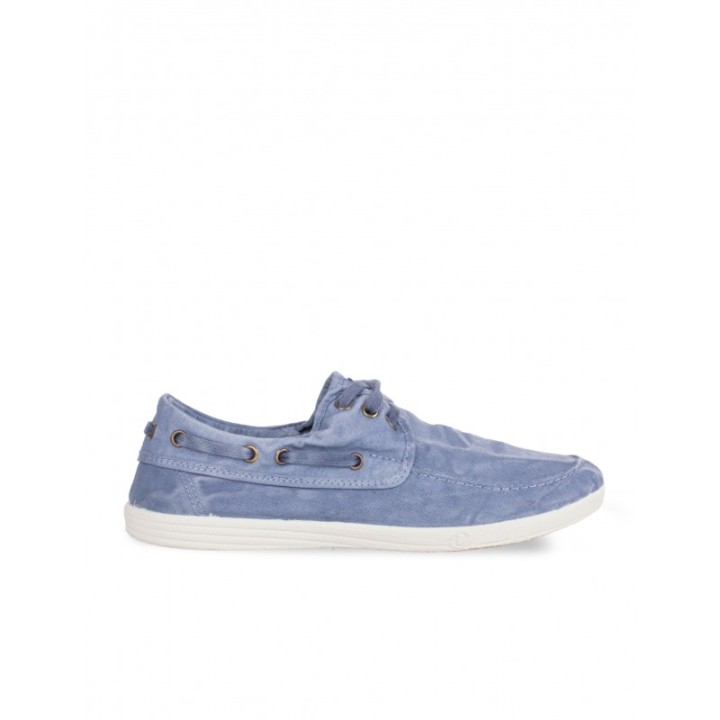 NATURAL WORLD Zapatillas Nauticas Azul Claro