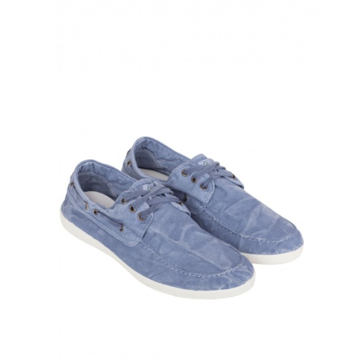 NATURAL WORLD Zapatillas Nauticas Azul Claro