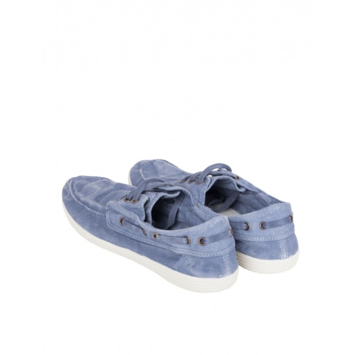 NATURAL WORLD Zapatillas Nauticas Azul Claro