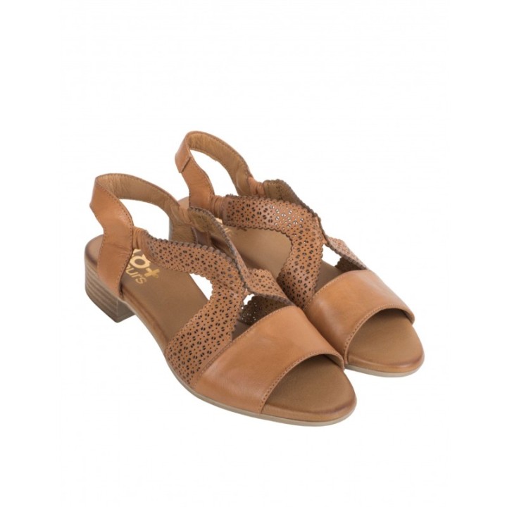 48 HOURS Sandalias Piel Tacon Bajo Cuero