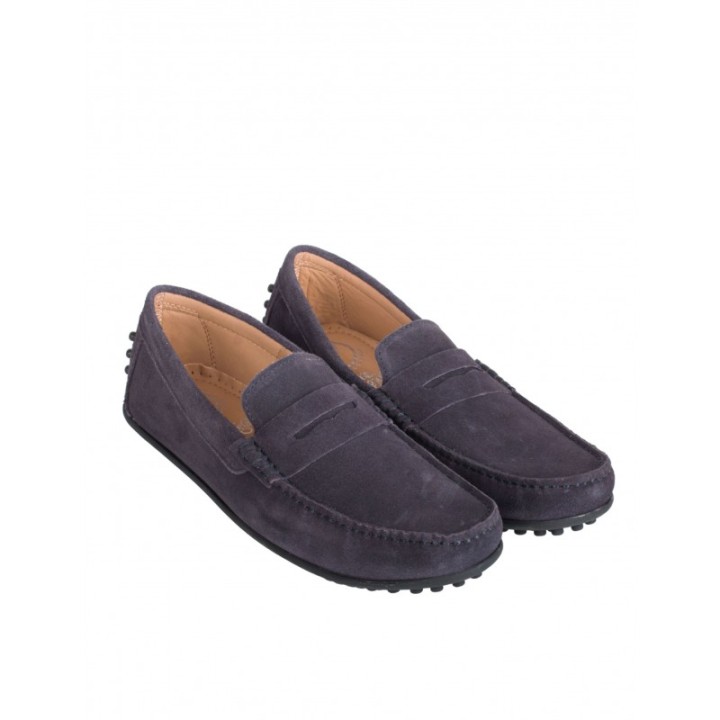 Mocasines Ante Azul Hombre PERA LIMONERA