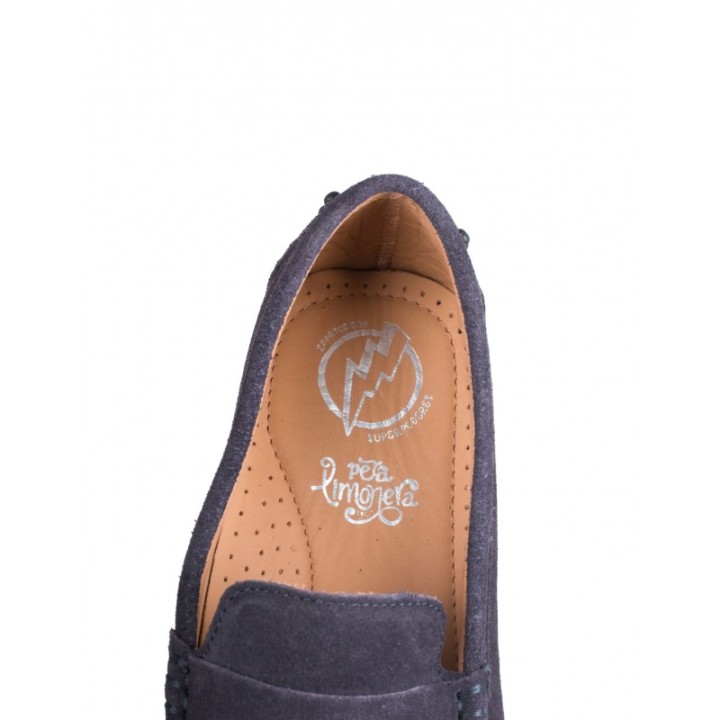 Mocasines Ante Azul Hombre PERA LIMONERA
