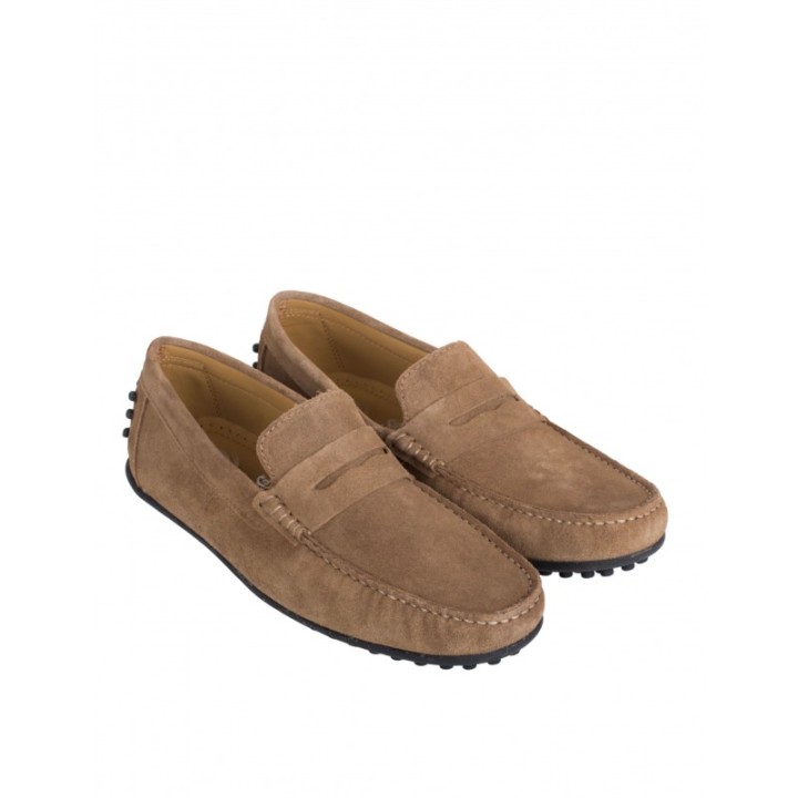 Mocasines Ante Taupe Hombre PERA LIMONERA