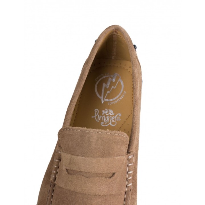 Mocasines Ante Taupe Hombre PERA LIMONERA