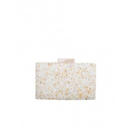 Clutch Fiesta Piedras Beige