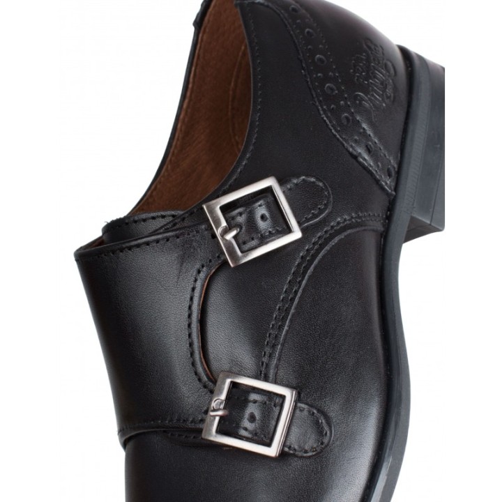 Zapatos Vestir Hebilla Negros PERA LIMONERA