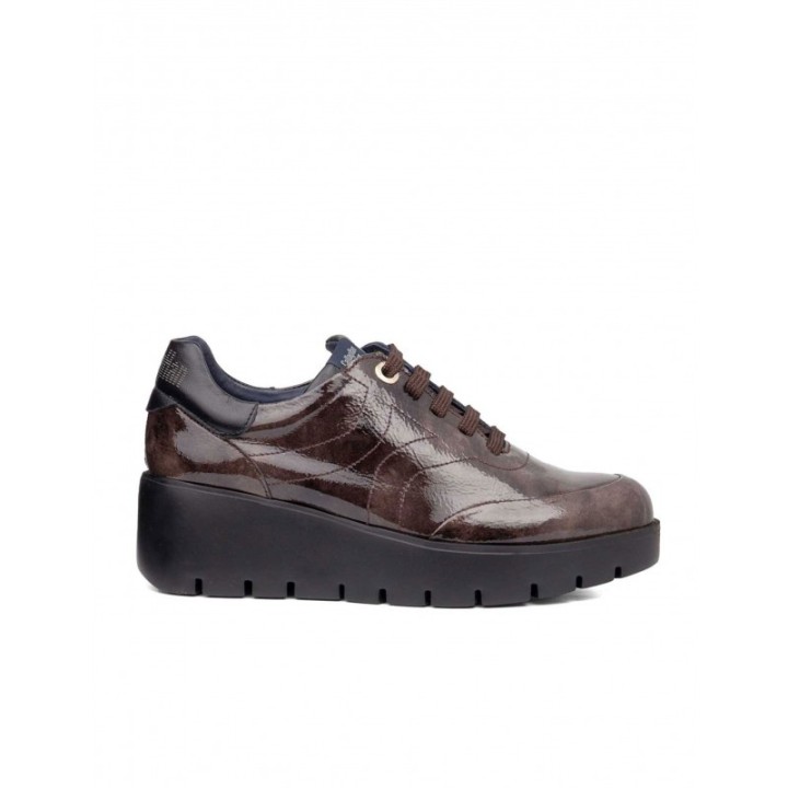 CALLAGHAN Zapatos Cuna Charol Marrones