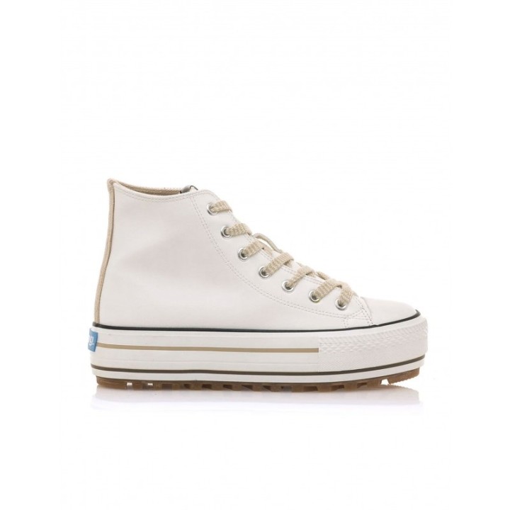 MUSTANG Zapatillas Altas Blancas Puntera Goma