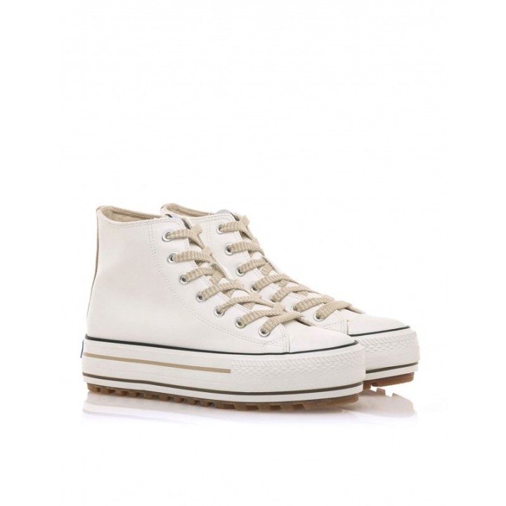 MUSTANG Zapatillas Altas Blancas Puntera Goma
