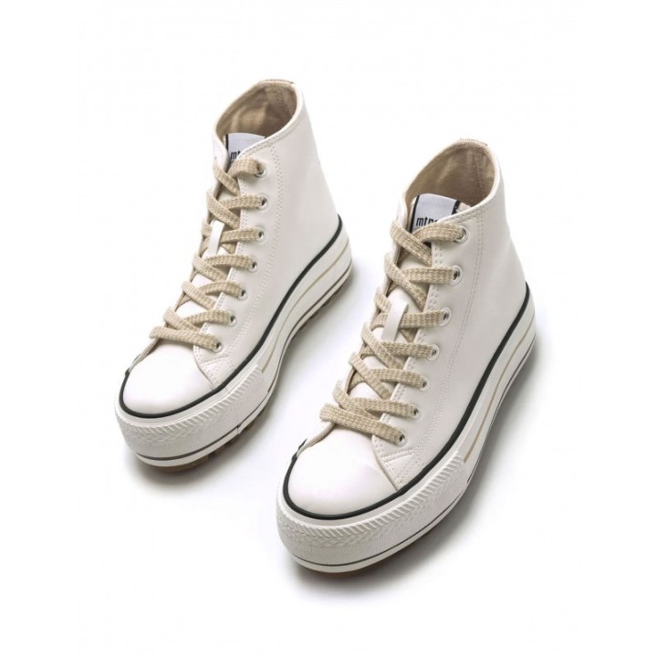 MUSTANG Zapatillas Altas Blancas Puntera Goma