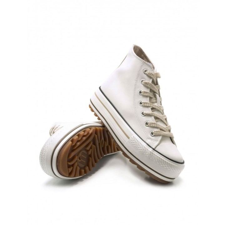MUSTANG Zapatillas Altas Blancas Puntera Goma