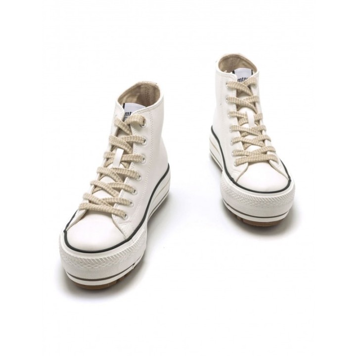 MUSTANG Zapatillas Altas Blancas Puntera Goma