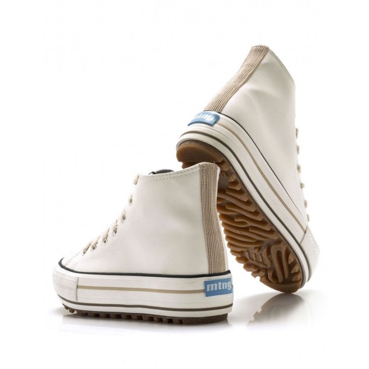 MUSTANG Zapatillas Altas Blancas Puntera Goma