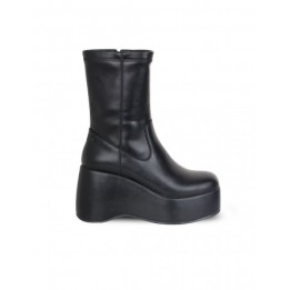 MUSTANG Botines Maxi Plataforma Bloque Negros