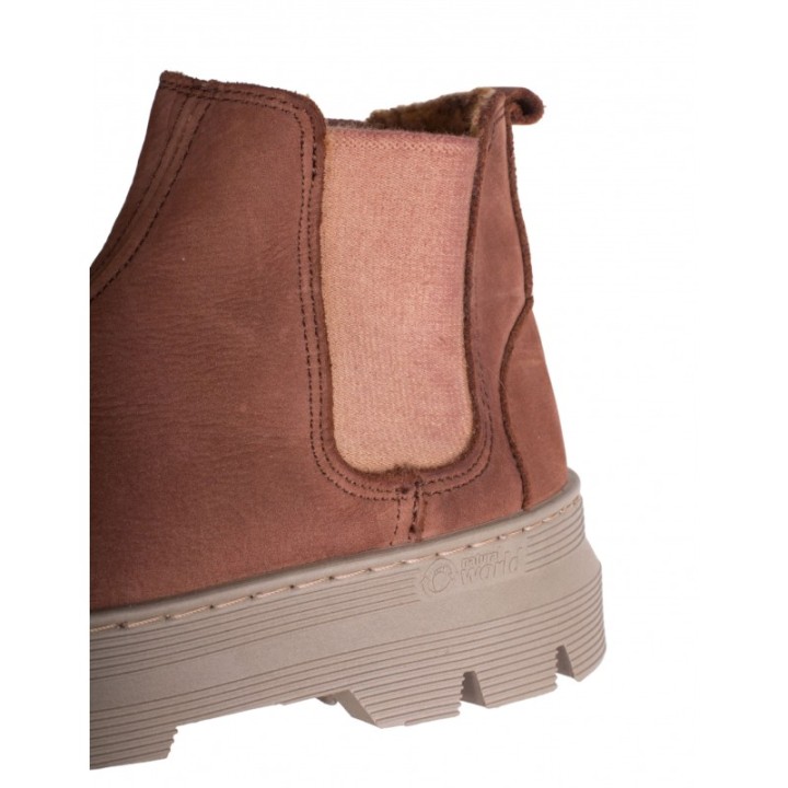 NATURAL WORLD Botines Chelsea Cuero