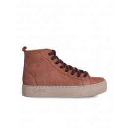 NATURAL WORLD Botines Cordones Casual Plataforma Cuero