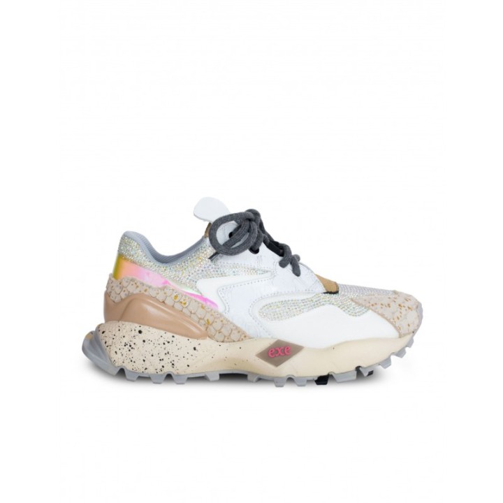 EXe Zapatillas Plataforma Brillos