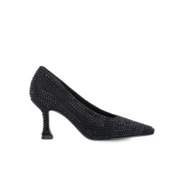 Zapatos Salon Brillos Negros