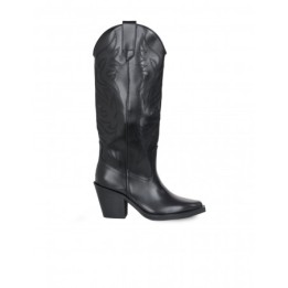 Botas Camperas Altas Tacon Negras