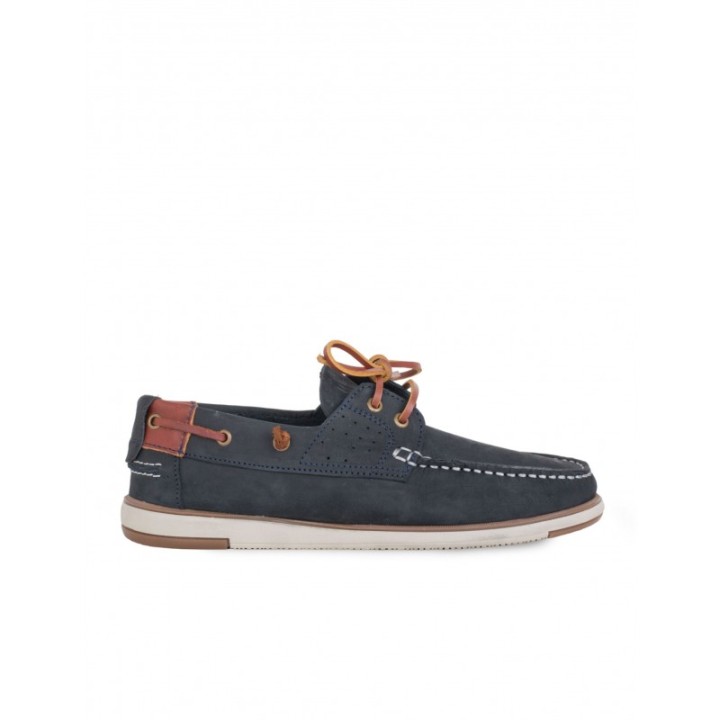 Nauticos Piel Casual Azules PERA LIMONERA