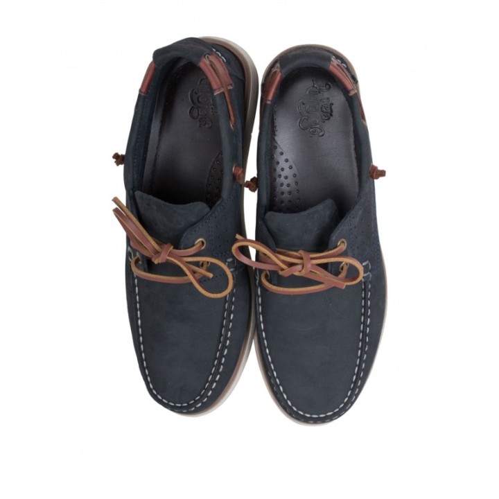 Nauticos Piel Casual Azules PERA LIMONERA
