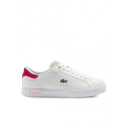 LACOSTE Zapatillas Piel Powercourt Blancas