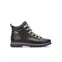 PIKOLINOS Botines Casual Cordones Mujer Negras