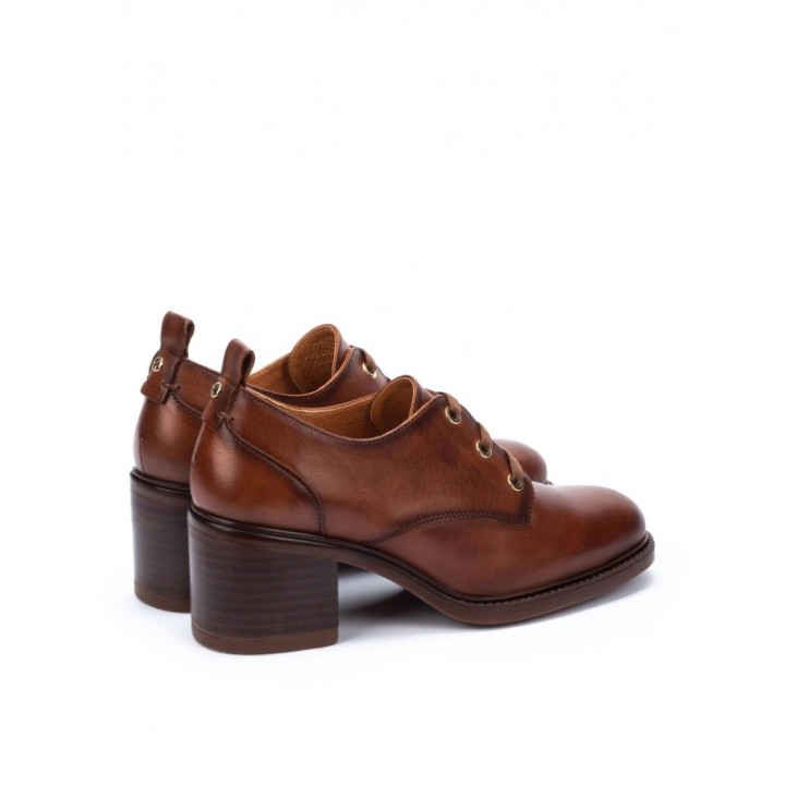 PIKOLINOS Zapatos Cordones Tacon Cuero