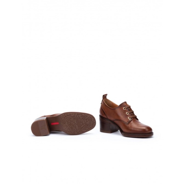 PIKOLINOS Zapatos Cordones Tacon Cuero
