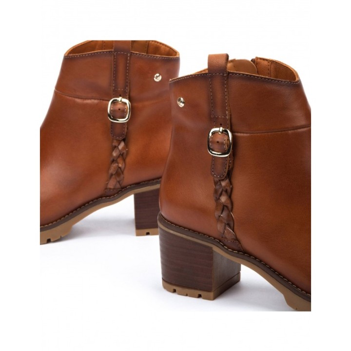 PIKOLINOS Botines Tacon Cuadrado Cuero