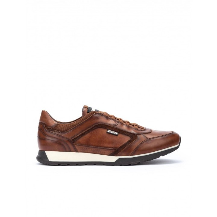 PIKOLINOS Zapatillas Vestir Cordones Elasticos Cuero