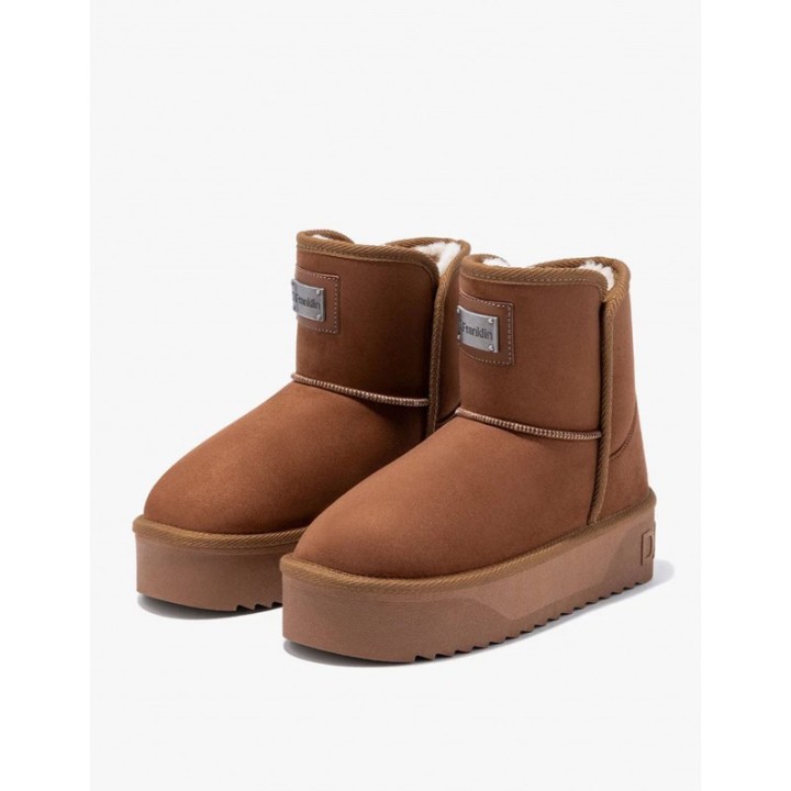 Botas Pelo Plataforma Cuero D FRANKLIN