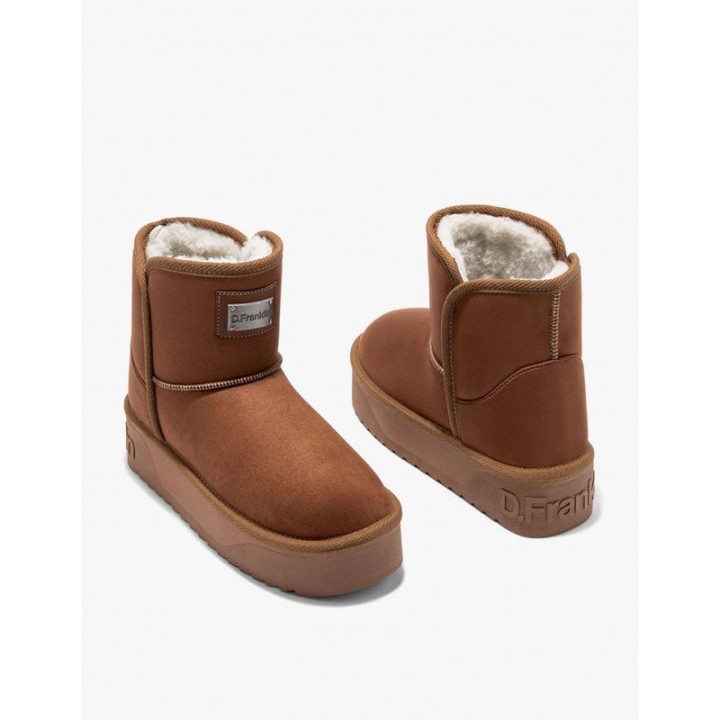 Botas Pelo Plataforma Cuero D FRANKLIN