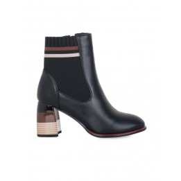 Botines Calcetin Tacon Original Retro
