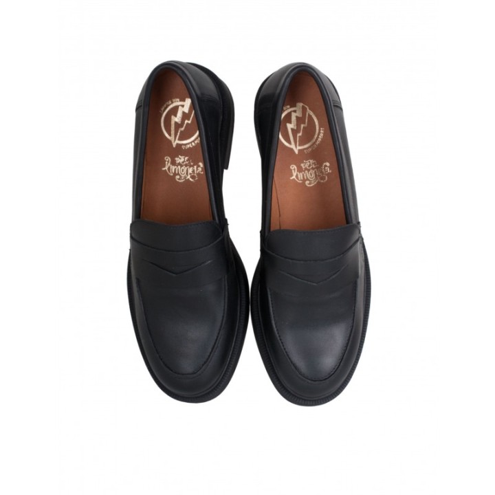 Mocasines Casual Piel Negros PERA LIMONERA