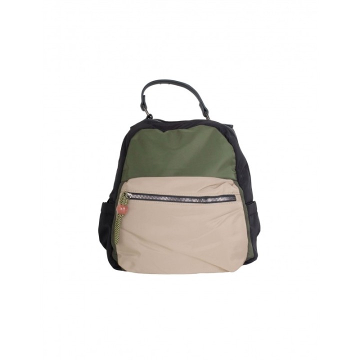 Mochila Nylon Combinada Verde