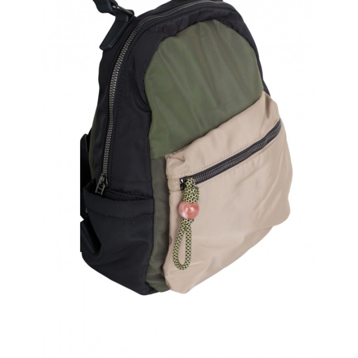 Mochila Nylon Combinada Verde