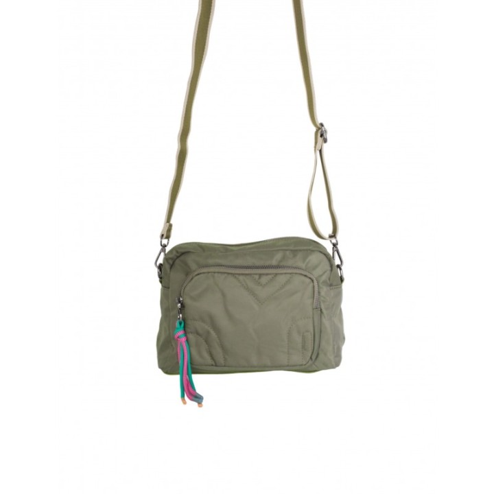 Bolso Bandolera Nylon Verde