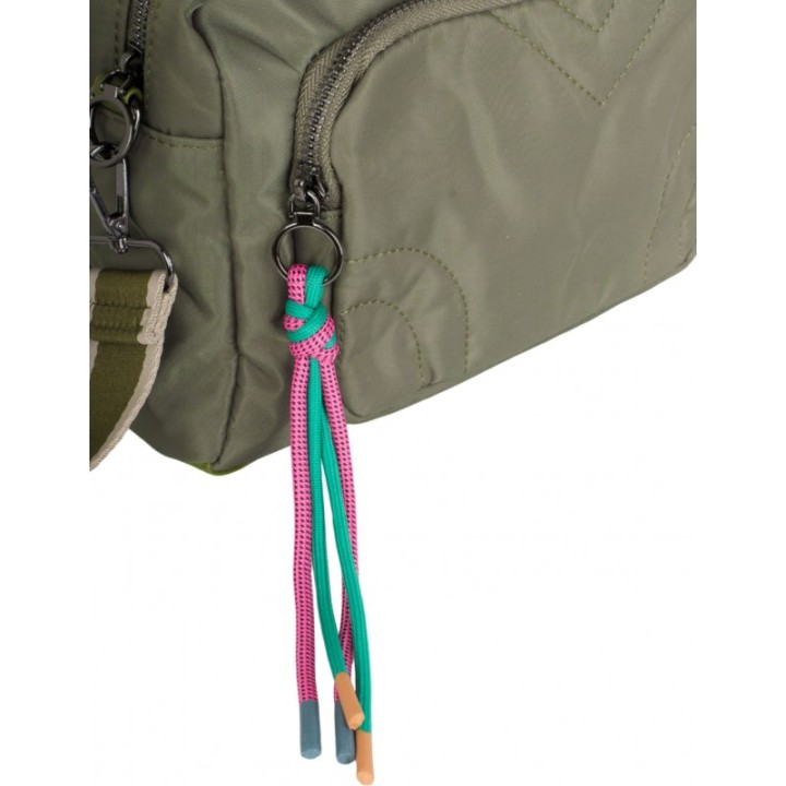 Bolso Bandolera Nylon Verde