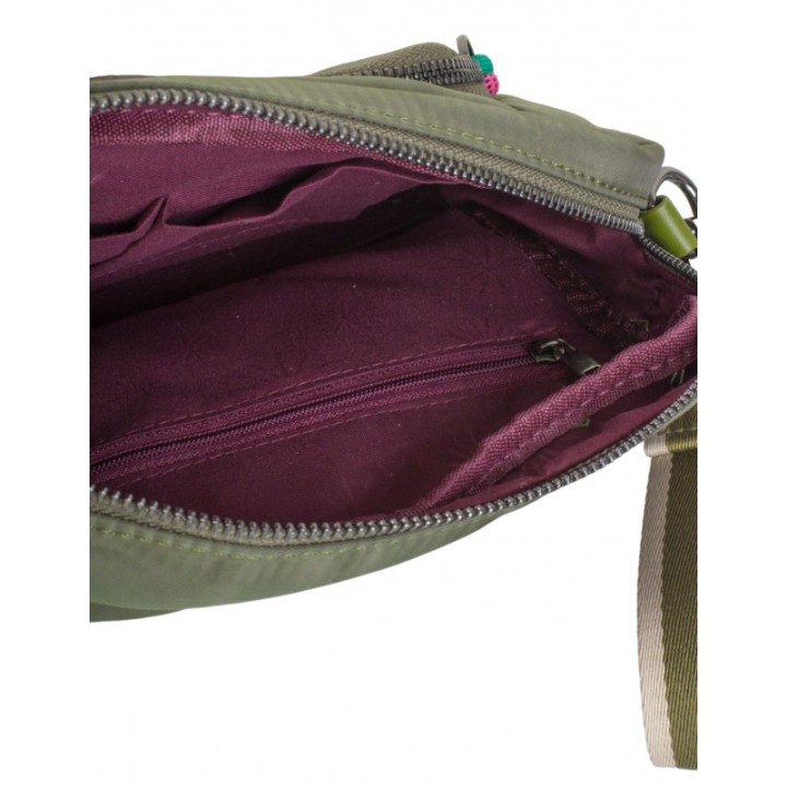 Bolso Bandolera Nylon Verde