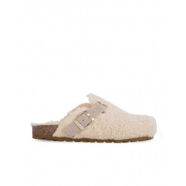 Zuecos Bio Borreguillo Beige