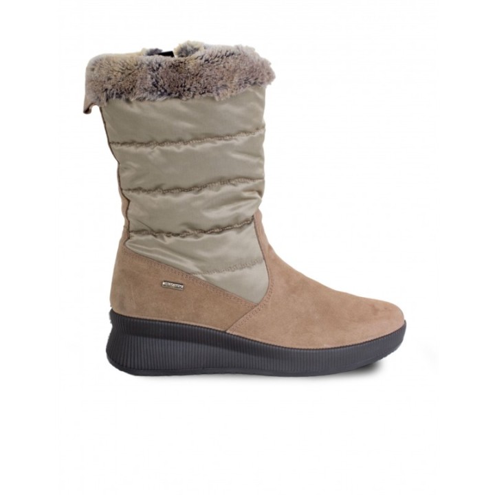 Botas Pelo Acolchadas Impermeables Taupe IMAC