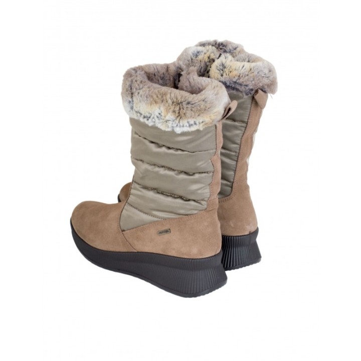 Botas Pelo Acolchadas Impermeables Taupe IMAC